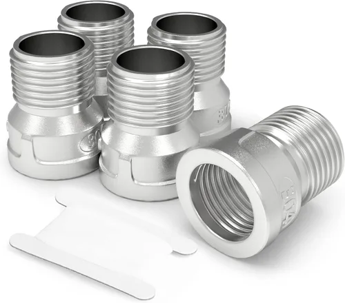 Vista 13 de TAISHER 1 pieza de 25 mm NPT macho x 50 mm NPT hembra, adaptador reductor, pieza de tubería de acero inoxidable 304