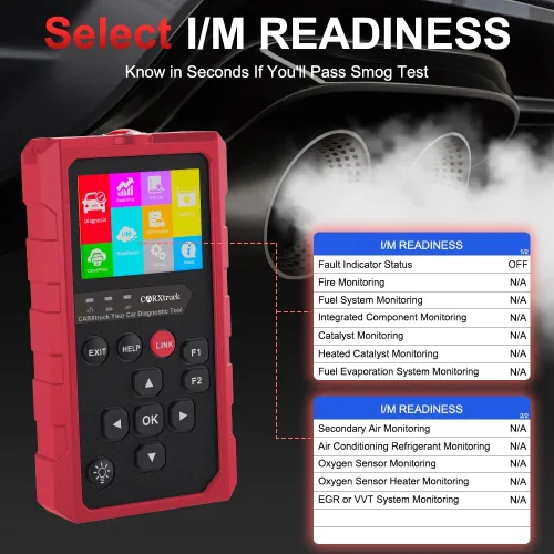 Vista 5 de Escáner Inalámbrico obd2 de Diagnóstico, Escáner Bluetooth OBD2 para Android e iPhone, Lector de Códigos del Motor con Datos en Vivo, Preparación