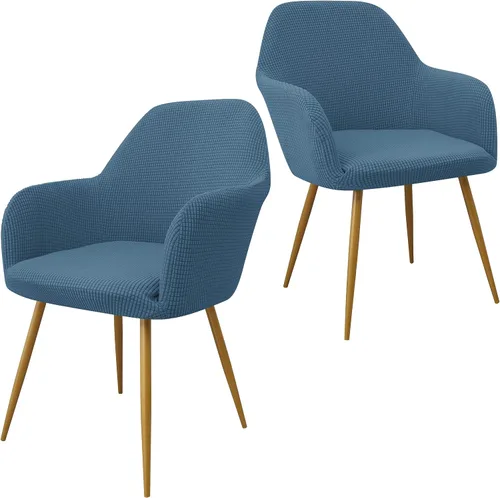 Vista 19 de Yonus - Fundas para sillas de comedor Parsons, juegos de fundas para sillas, fundas para sillones, fundas protectoras extraíbles, fundas para Negro
