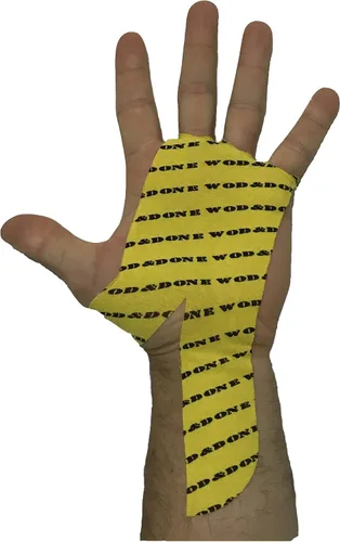 Vista 3 de WOD&DONE sujeción de manos personalizable para hacer deporte, crossfit o gimnasia rítmica Negro