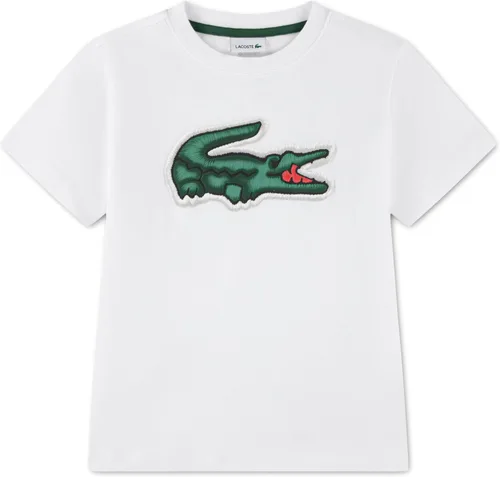Vista 11 de Lacoste Camiseta unisex con estampado de cocodrilo bordado para adultos Verde