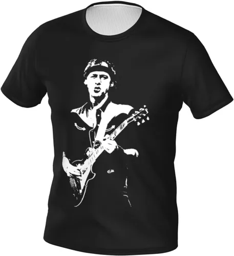 Vista 2 de Mark Knopfler T Shirt Man's Summer Tee Casual Short Sleeve 3D Print T-Shirts