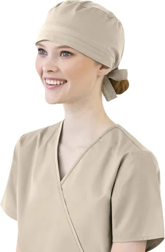 Vista 12 de WonderWink Gorra médica unisex Vino