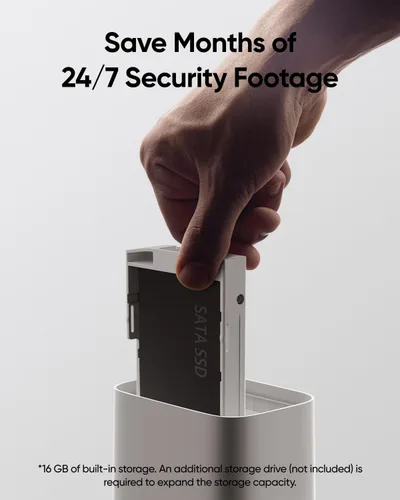 Vista 6 de eufy Security eufyCam E330 (Profesional) Kit de 2 cámaras, sistema de cámara de seguridad exterior 4K, grabación 24/7, enchufable, NVR Wi-Fi
