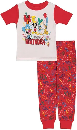 Vista 6 de Disney Unisex Kids' 2-piece Snug-fit Cotton Holiday Matching Pajamas Mejores Compañeros