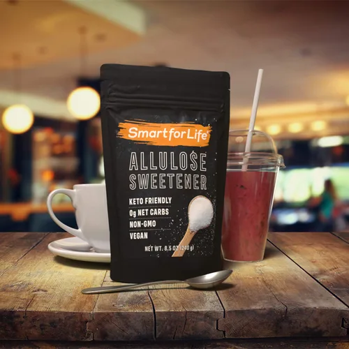 Vista 8 de Smart for Life Edulcorante de alulosa – Edulcorante keto cero carbohidratos netos, bajo en calorías, sustituto natural del azúcar cetogénico