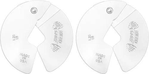 Vista 14 de Micro Gainz - Placa fraccional para mancuernas de 1.25LB, ideal para micro cargas, (Elige color) 2 piezas de placas de peso fraccional, diseñadas