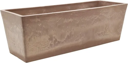 Vista 11 de Arcadia Garden Products PSW U45CT - Caja de ventana de plástico compuesto de piedra/madera, sin orificio de drenaje (perforable), 17.5 x 7 x 6
