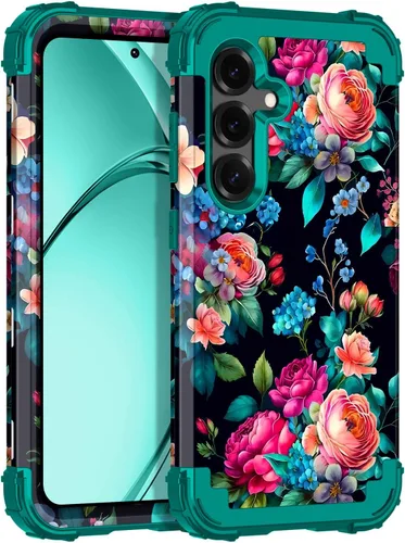 Vista 16 de Rancase para Galaxy S25, Funda de tres capas, protección resistente a los golpes, paraguas de plástico duro + funda protectora de goma de silicona