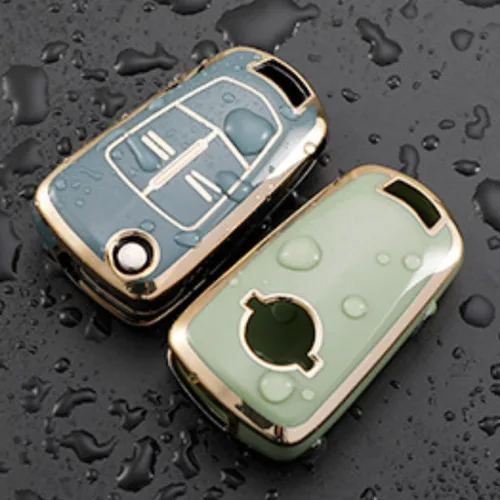 Vista 3 de Fashion TPU Car Flip Key Case Cover Shell Fob, for Vauhxall for Opel Astra H Corsa D Insignia Vectra Zafira Signum Car Accessories