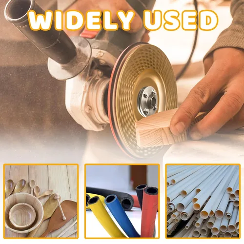 Vista 10 de Juego de 13 discos de tallado de madera para amoladora angular de 4 o 4 1/2 pulgadas, herramienta de tocón, accesorios de rueda de disco