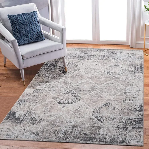 Vista 9 de NAAR PAYAS - Alfombra de área de 2 x 3 pies, diseño geométrico beige para sala de estar, dormitorio y comedor