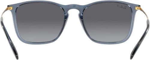 Vista 7 de Ray-Ban RB4187f Chris Low Bridge Fit Square Sunglasses