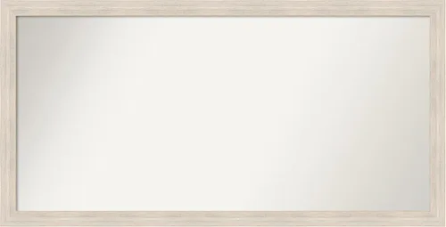Vista 116 de Amanti Art Espejo personalizado, espejo de baño estrecho Alexandria White Wash, espejo de pared o espejo de tocador de baño sobre el fregadero