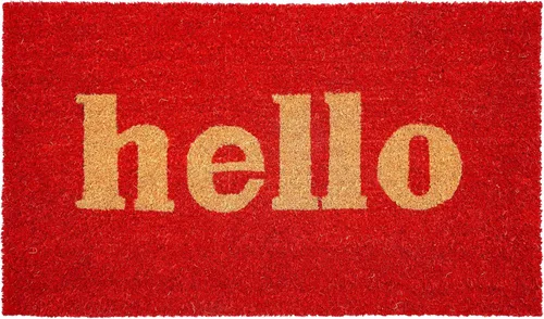 Vista 9 de Calloway Mills 100211729BNB Block Hello Felpudo de 17 x 29 pulgadas, negro/natural