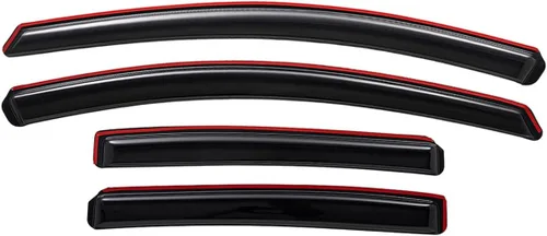 Vista 3 de Viseras para ventanas de ventilación en canal extra duraderas Lightronic, compatibles con Chevrolet Cruze Hatchback/Sedan 2016-2019