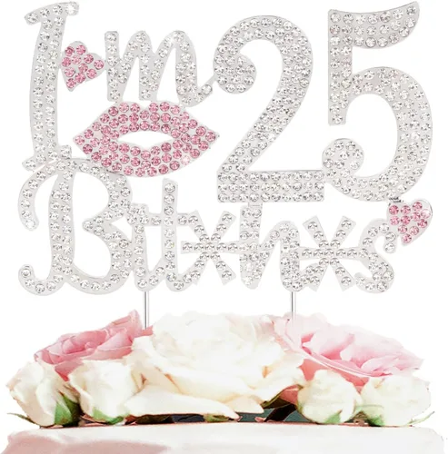 Vista 14 de ¡Soy el topper de pastel de cumpleaños número 15 divertido en oro y rosa con strass - ¡Feliz cumpleaños número 15, saludos a los quince años!