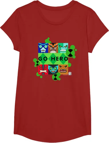 Vista 43 de Ben 10 Go Hero - Camiseta, Azul / Patchwork, S
