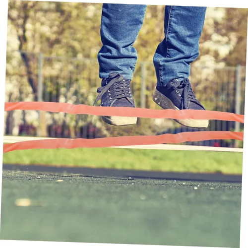 Vista 5 de NUOBESTY Banda elástica de salto para niños, cuerda de salto china, bandas elásticas de entrenamiento para niños, cuerda de goma para exteriores