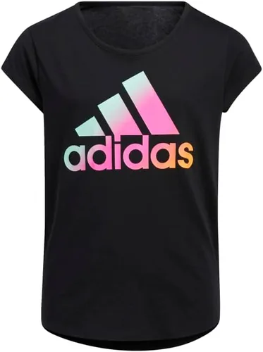 Vista 5 de adidas Camiseta esencial de algodón de manga corta para niña