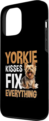 Vista 2 de Funda para iPhone 13 Pro Max Yorkshire Terrier Dog Yorkie - Yorkie kisses arreglar todo