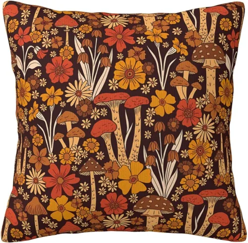 Vista 16 de Almohada de terciopelo con estampado de puntos de leopardo rosa y naranja, juego para el hogar, cómoda decoración de cama cuadrada, sofá al aire