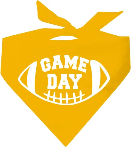 Vista 13 de Game Day - Bandana de fútbol para perro (negro, XS 323)
