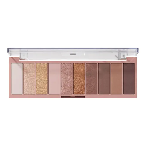 Vista 11 de e.l.f. Paleta de Sombras de Ojos Perfect 10, Diez Tonos Nude Ultra-pigmentados, Fórmula Mezclable, Vegano y Libre de Crueldad, Everyday Smoky