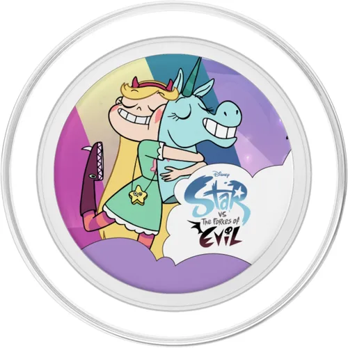 Vista 2 de Disney Channel Star vs. The Forces of Evil Pony Head PopSockets MagSafe PopGrip para iPhone