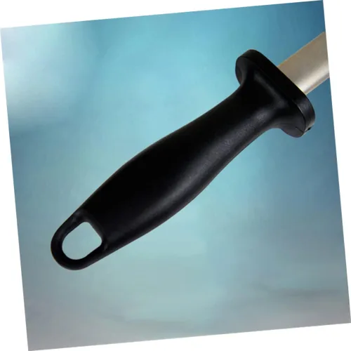 Vista 6 de KICHOUSE Sacapuntas de acero afilador de 12 pulgadas para s para cuchillos herramienta de afilado de cocina Negro