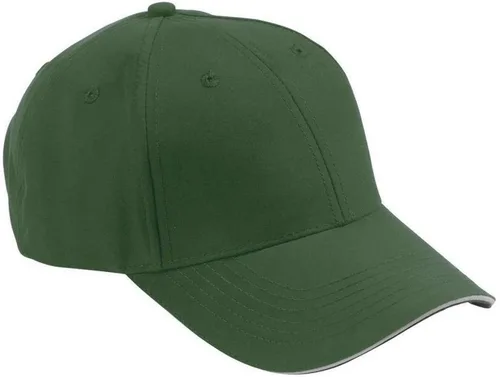 Vista 2 de Adams Headwear PE102 - Gorra de control de humedad estructurada (6 paneles), color caqui y negro, talla única