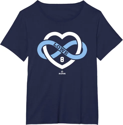 Vista 17 de Camiseta Infinite Love Brandon Lowe Tampa Bay MLBPA, Negro