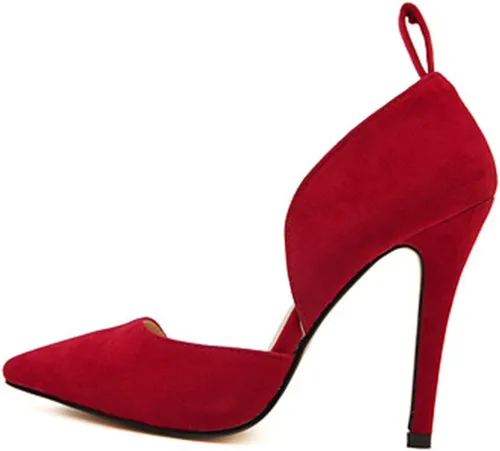 Vista 8 de Z&L Fashion - Zapatos de tacón alto con punta puntiaguda para mujer