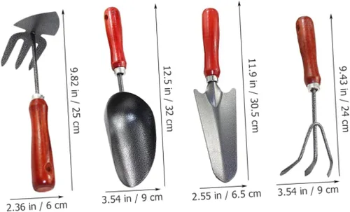 Vista 8 de YARNOW 1set Ergonomic Garden Tool Hand Trowel Small Shovel and Multi-Function Cultivator for Efficient Gardening for Planting and Weeding