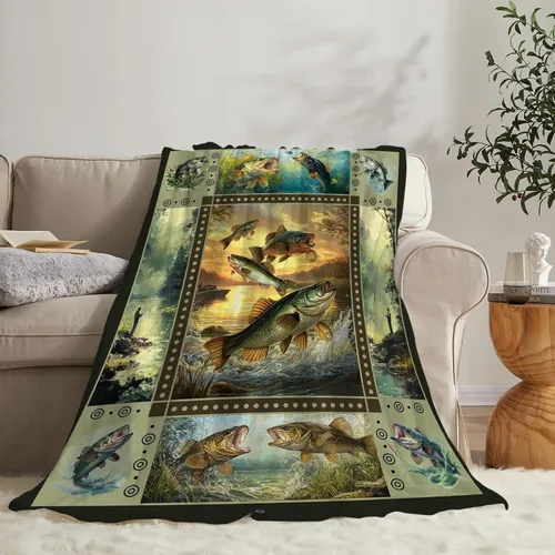 Vista 14 de Manta de caballo para niñas y mujeres, manta de franela de forro polar de animales del oeste, suave y ligera, manta de felpa azul para niños