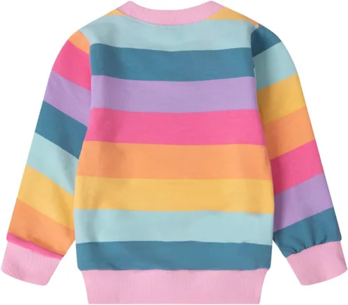 Vista 49 de Sudaderas para niñas pequeñas, cuello redondo, sin botones, de manga larga, para invierno, casual, ropa 2T-7T, Dinosaurio