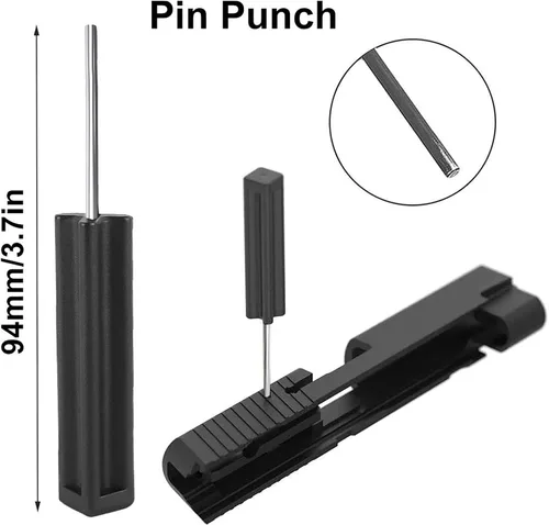 Vista 3 de Herramienta de mira frontal para kit de herramientas Glock, herramienta de desmontaje y punzonadora compatible con G19 17 25 26 27 43