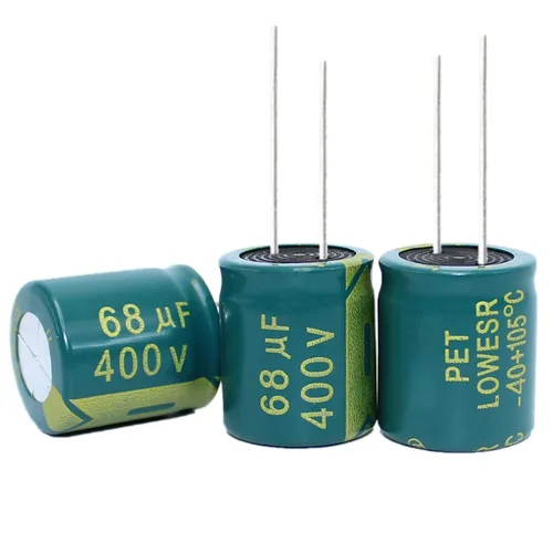 Vista 11 de 20 condensadores electrolíticos de 10 UF/400 V, condensadores electrolíticos de aluminio de alta frecuencia para refrigerador, TV, monitor LCD