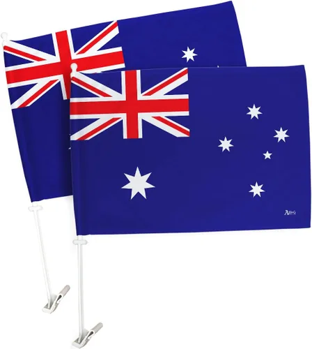 Vista 141 de Paquete de bandera de coche de la Copa del Mundo 2022 de Gales, bandera americana para carros, decoración de automóviles, pancarta pequeña