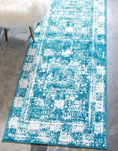 Vista 13 de Unique Loom - Alfombra estilo tradicional de Rosso Collection, Polipropileno, Azul (multi/blue)