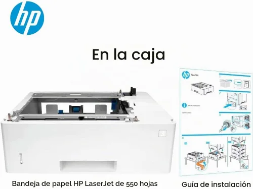 Vista 5 de HP LaserJet 550 Bandeja de papel para hojas (F2A72A)