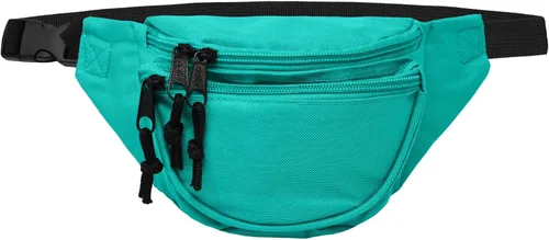 Vista 55 de Cangurera Dalix con 3 bolsillos, para viajes, bolsa para ocultar dinero, para aeropuerto