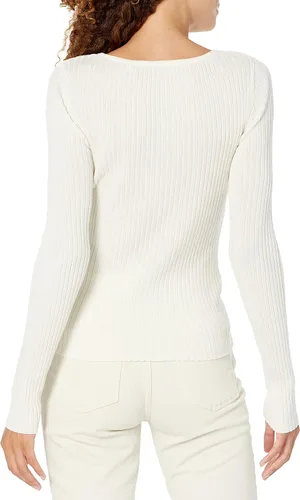 Vista 2 de GUESS Suéter de manga larga con cuello redondo Marion para mujer