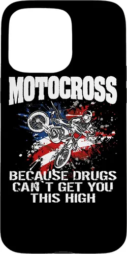 Vista 31 de Motocross Dirtbike MX Motorcycle Us Flag Case para iPhone 17