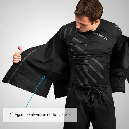 Vista 4 de Hayabusa Gi ligero para Jiu Jitsu