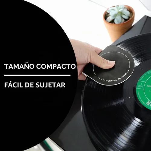 Vista 2 de Protector de disco de vinilo antiestático para manipulador LP, 4