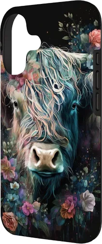 Vista 2 de Western Boho Highland Cow Farmer Cows Lover Case for iPhone 17