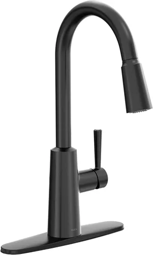Vista 17 de Moen Riley - Grifo de cocina cromado de una sola manija con sistema de extracción que incluye Power Boost para una limpieza más rápida y sistema
