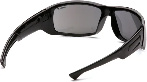 Vista 4 de Pyramex Furix Safety Glasses Black Frame Clear Anti-Fog Lens
