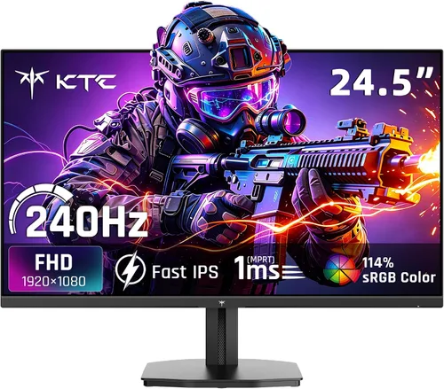 Vista 25 de KTC M27P6S Monitor para juegos mini LED 4K de 27 pulgadas, modo dual de Blanco